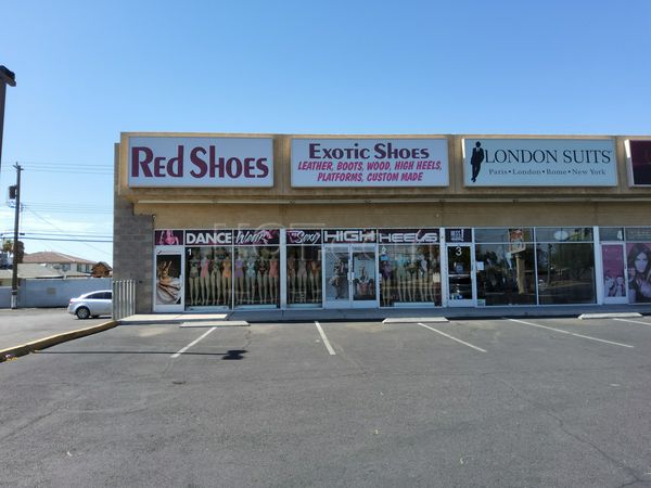 Sex Shops Las Vegas, Nevada Red Shoes - Exotic Shoes and Wear