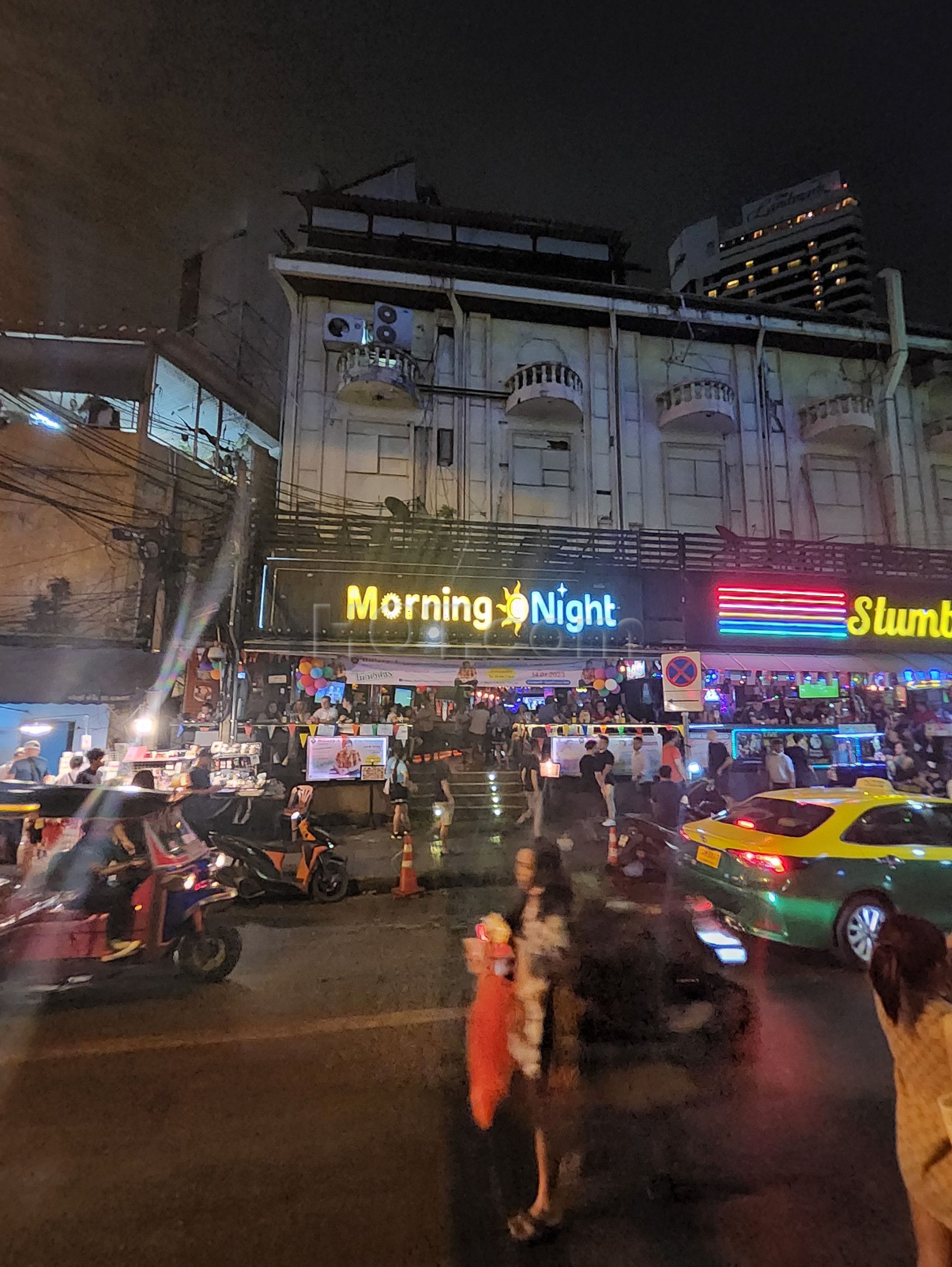 Bangkok, Thailand Morning Night