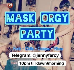 Escorts San Jose, California ORGY MASK PARTY OR GROUP SEX PARTY