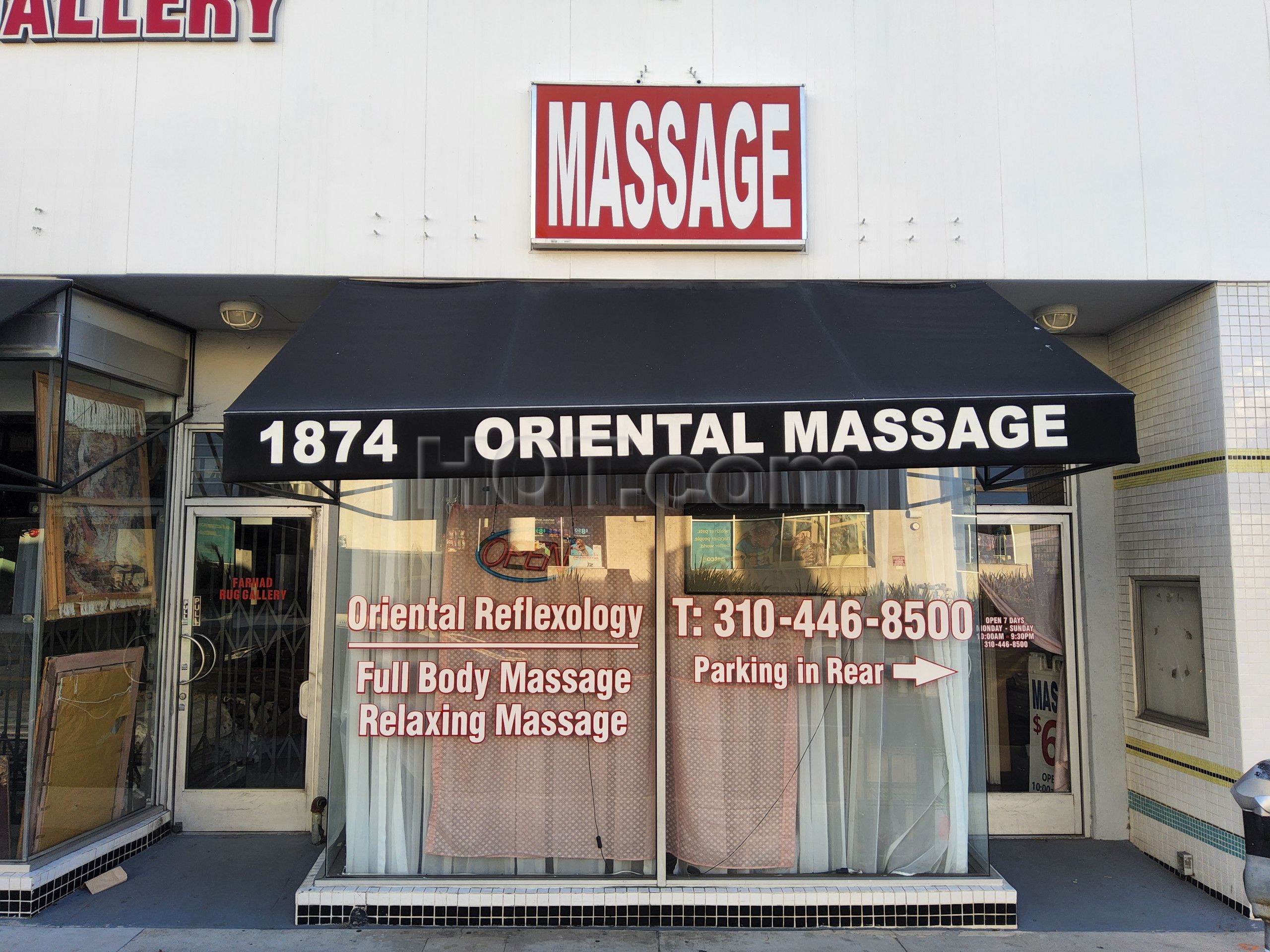 Los Angeles, California Oriental Massage