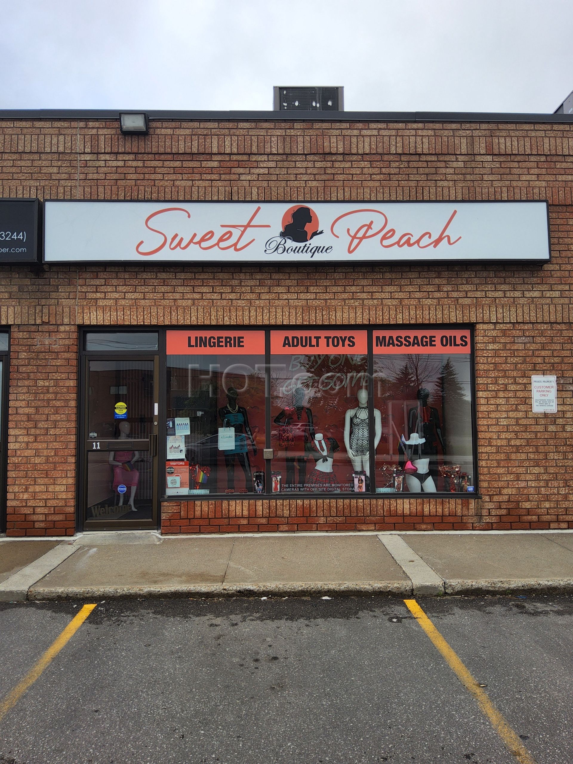 Newmarket, Ontario Sweet Peach Boutique - Adult Sex Toy and Lingerie Store