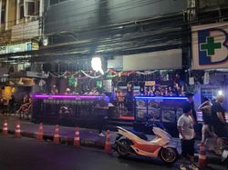 Beer Bar Bangkok, Thailand Always Food and Drink