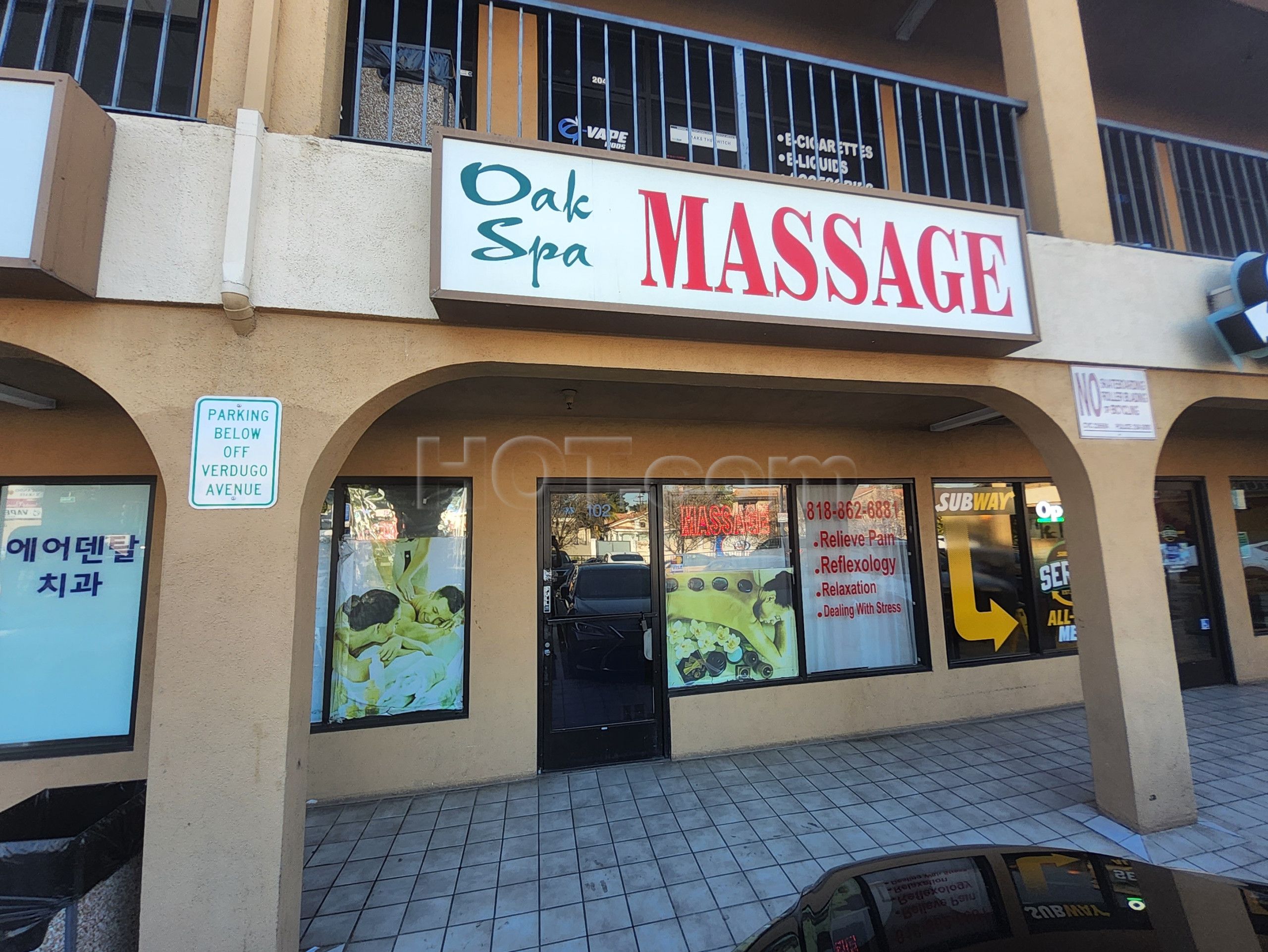 Burbank, California Oak Spa Massage