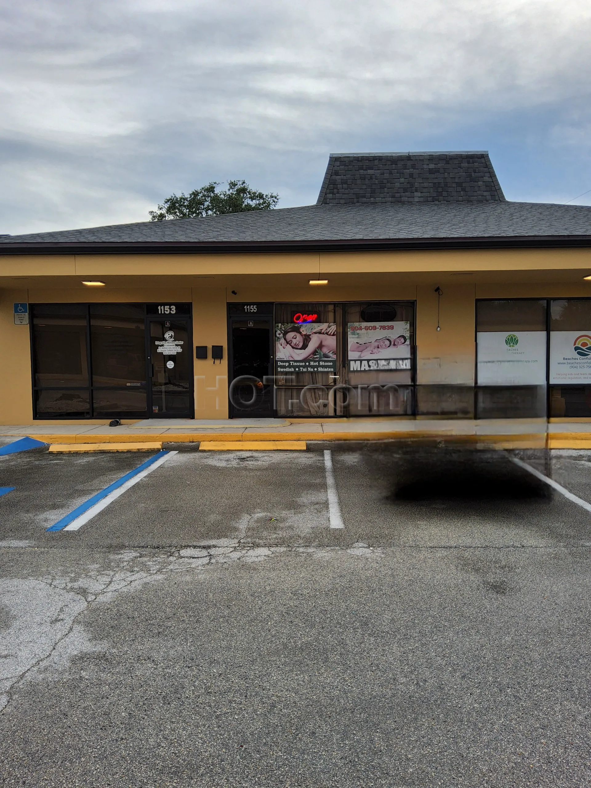 Jacksonville Beach, Florida Lion Massage