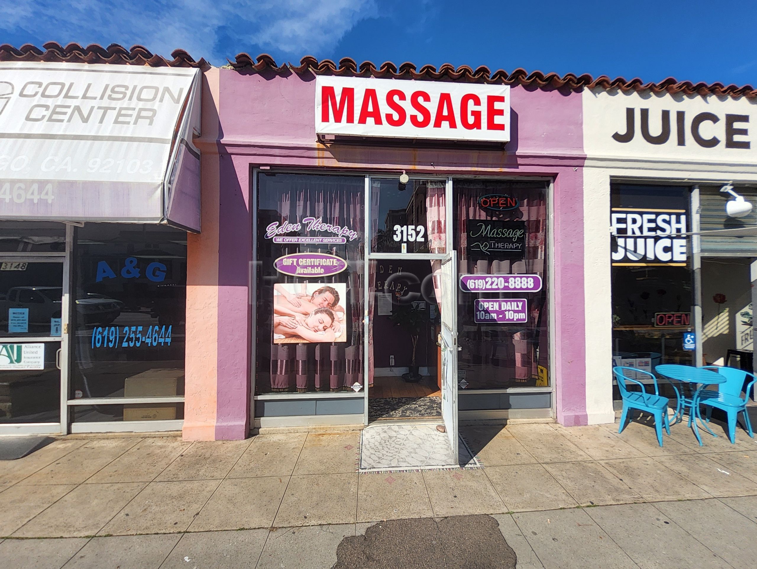 San Diego, California Eden Therapy Massage Spa